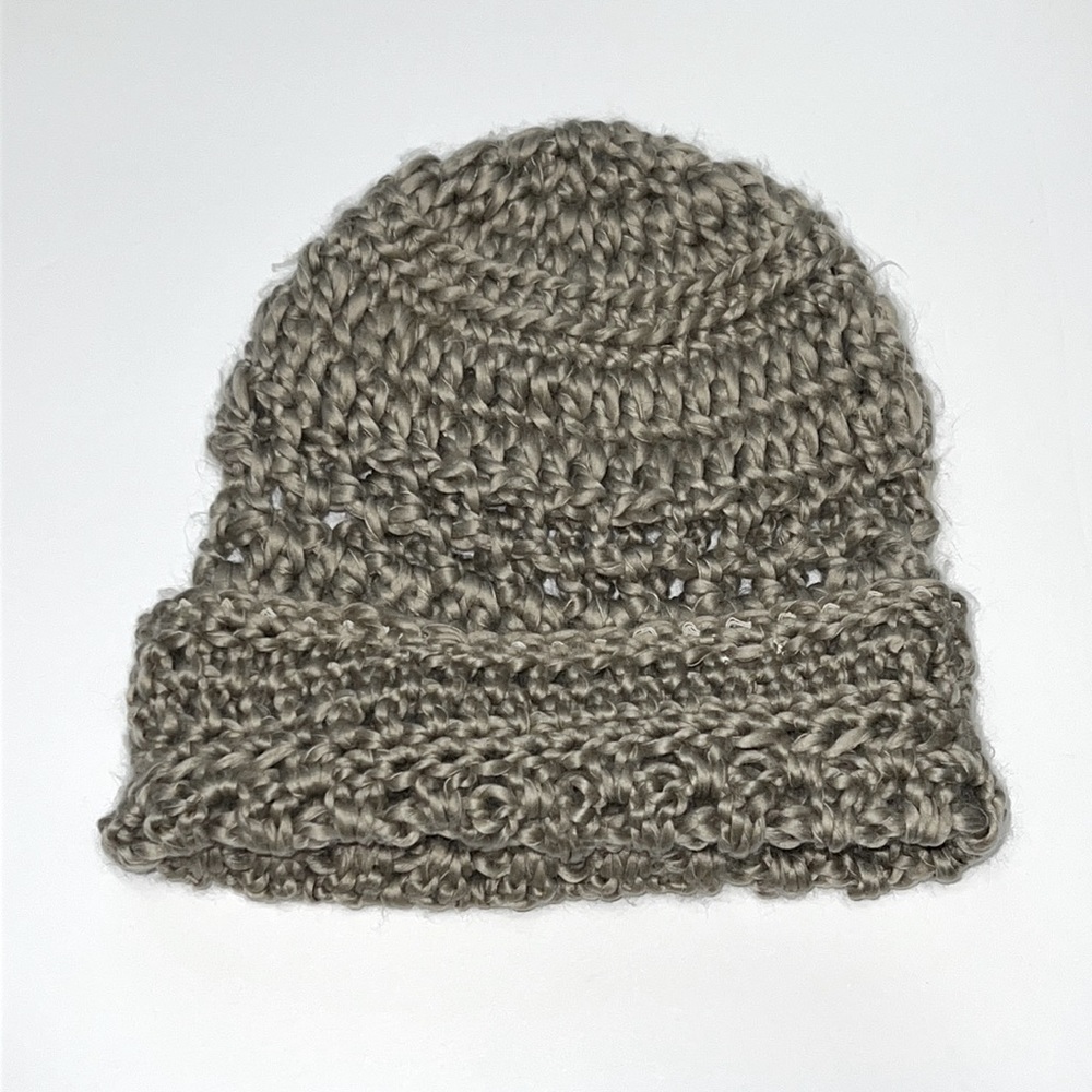 KROCHET KIDS INTL. taupe crochet beanie